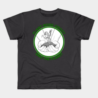 Plant More Groot, Save The Planet Kids T-Shirt